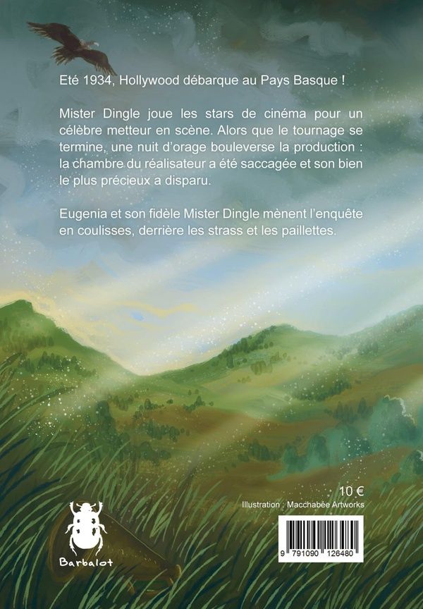 Quatrième de couverture de « Panique en coulisses »