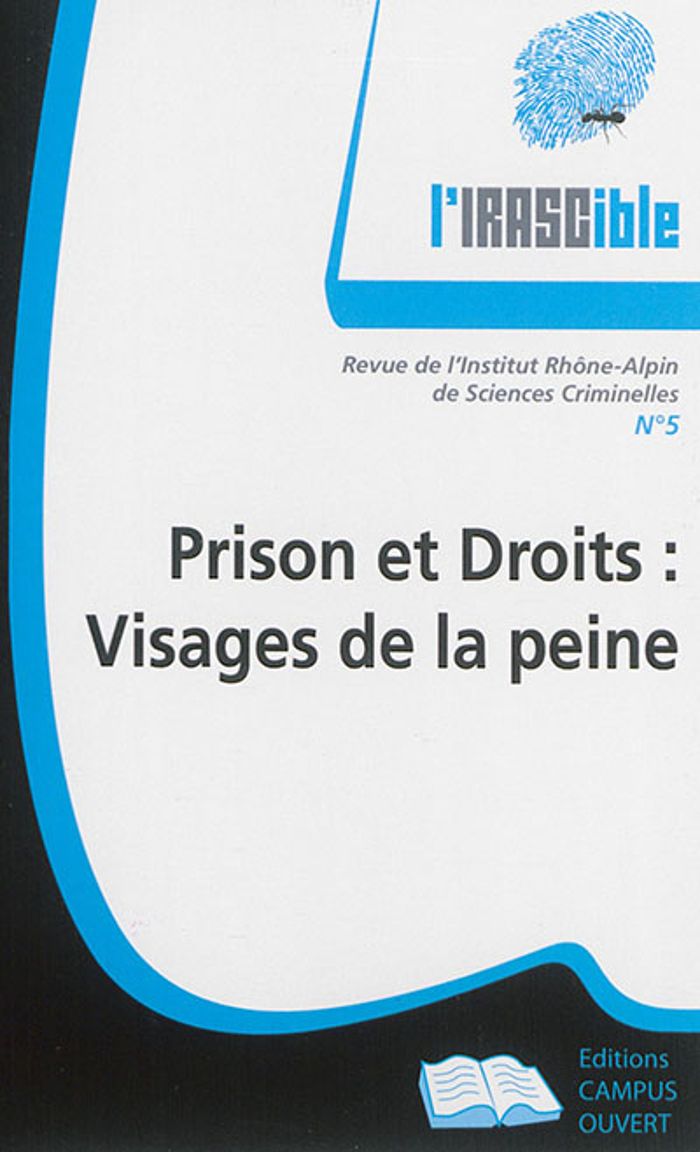 Couverture du livre « PRISON ET DROITS : VISAGES DE LA PEINE - VOL05 » de Xxx, librairie Les Contes Infusés à Corte