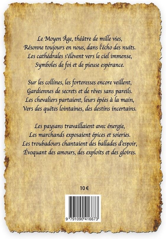 Quatrième de couverture de « Du Moyen âge au temps présent : histoires et poésies »