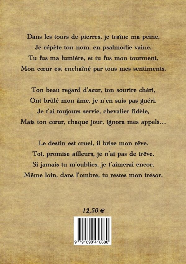 Quatrième de couverture de « Des temps passés aux temps actuels : nouvelles et poésies »