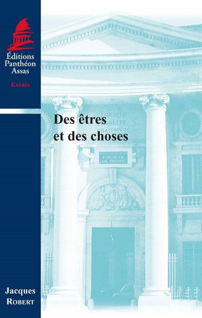 Couverture du livre « DES ETRES ET DES CHOSES » de Jacques Robert, librairie Les Contes Infusés à Corte