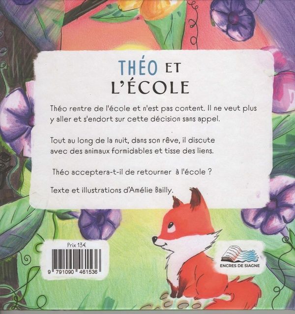 Quatrième de couverture de « Théo et l'école ! »