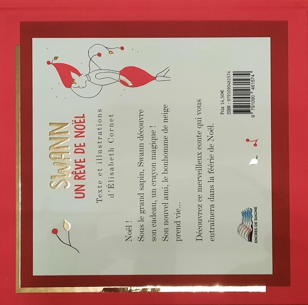 Quatrième de couverture de « Swann un rêve de Noël »