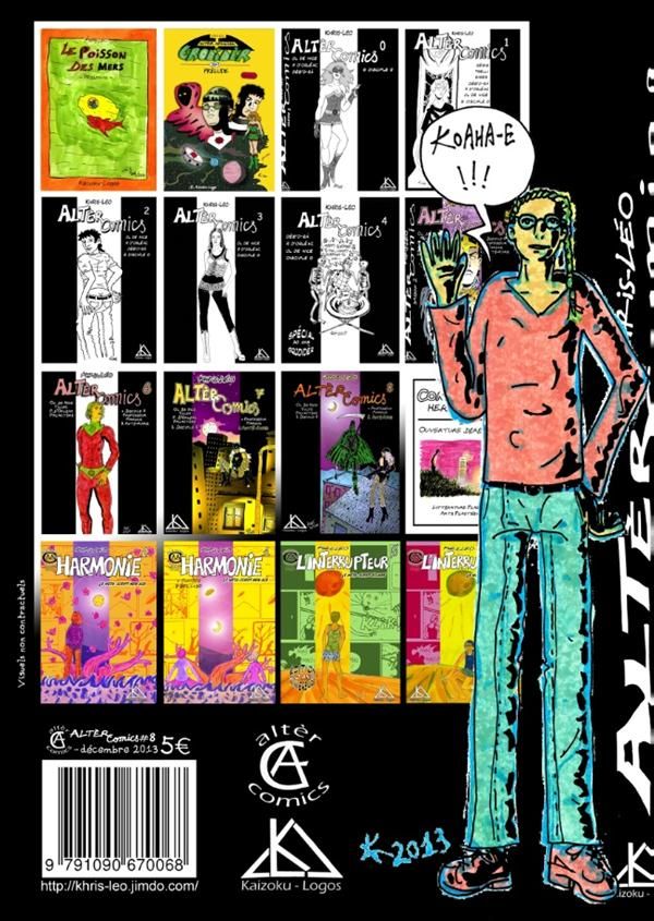 Quatrième de couverture de « ALTER COMICS #8 »