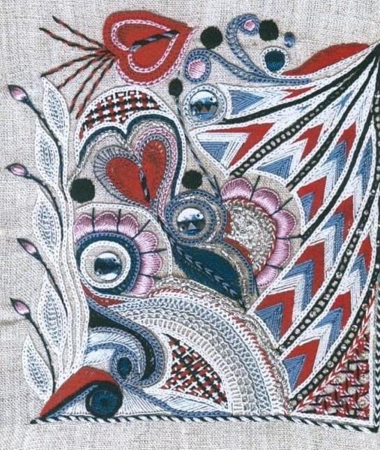 Couverture du livre « HIVER BRODERIE GLAZIG » de Pascal Jaouen, librairie Les Contes Infusés à Corte
