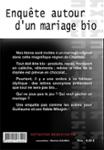 Quatrième de couverture de « ENQUETE AUTOUR D'UN MARIAGE BIO »