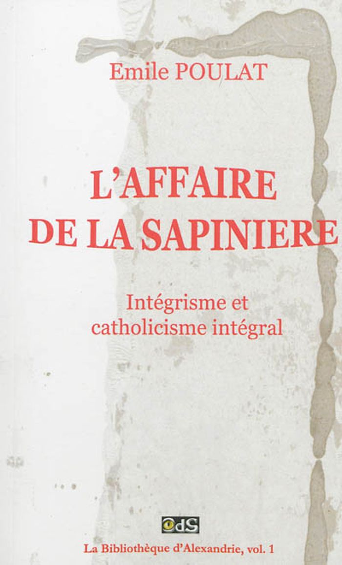 Couverture du livre « L'AFFAIRE DE LA SAPINIERE », librairie Les Contes Infusés à Corte