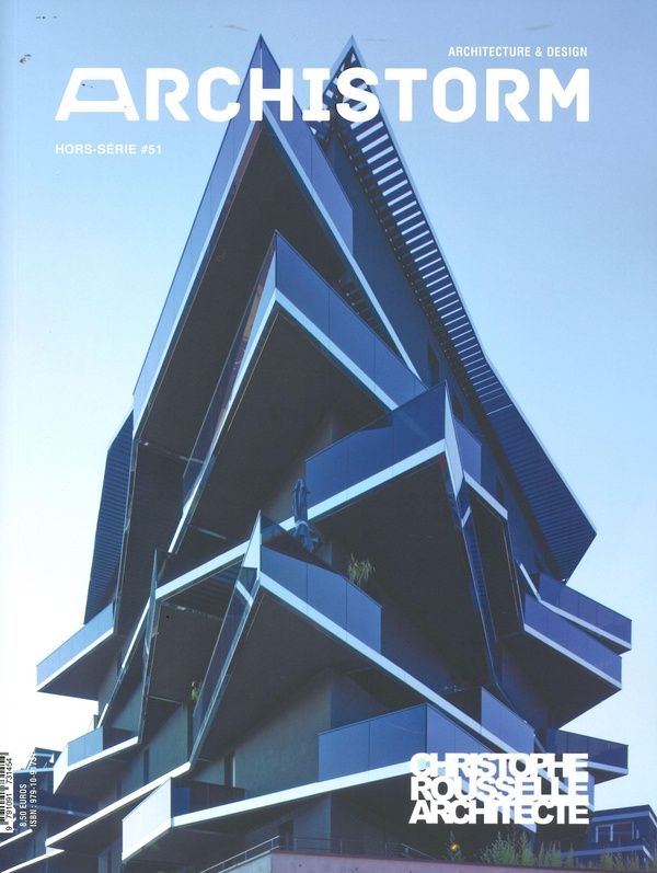 Couverture du livre « ARCHISTORM HS N 51 : CHRISTOPHE ROUSSELLE ARCHITECTE - JANVIER 2022 » de Collectif, librairie Les Contes Infusés à Corte