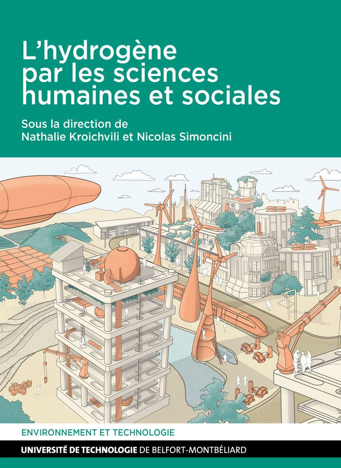 Couverture du livre « L'hydrogène par les sciences humaines et sociales » de Nathalie Kroichvili, librairie Les Contes Infusés à Corte