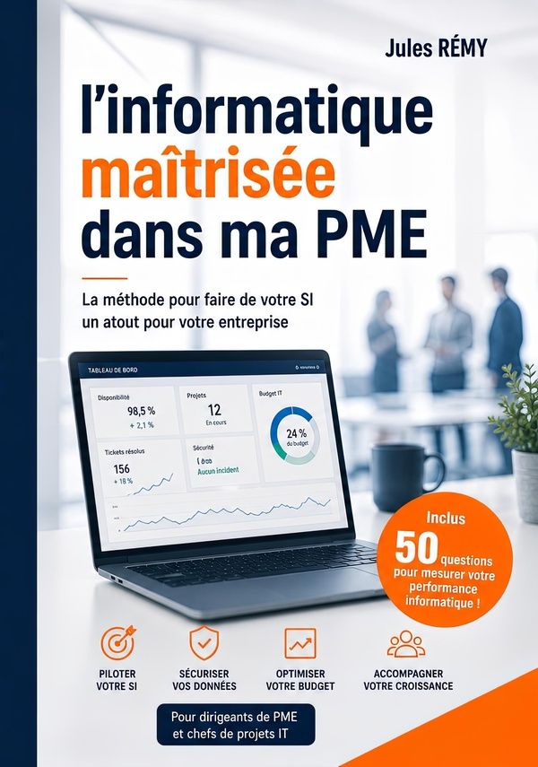 Couverture du livre « L'INFORMATIQUE MAITRISEE » de Jules Remy, librairie Les Contes Infusés à Corte