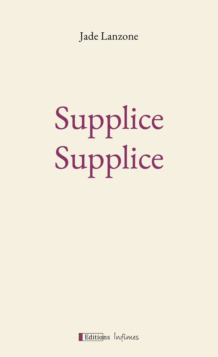 Couverture du livre « Supplice supplice », librairie Les Contes Infusés à Corte
