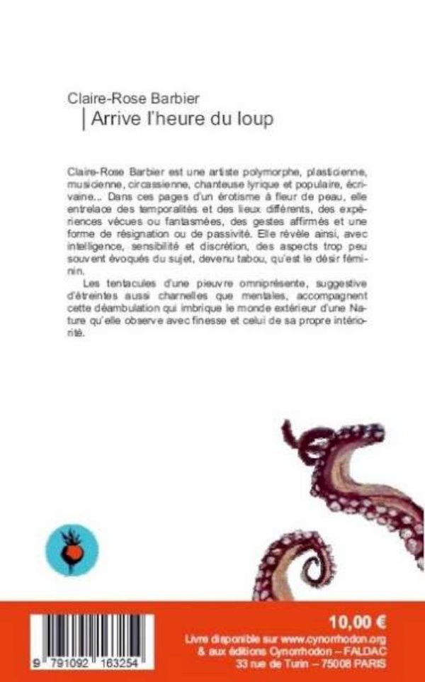 Quatrième de couverture de « Arrive l'heure du loup »