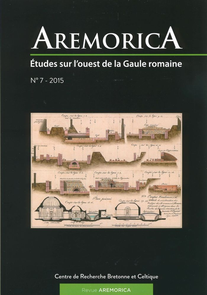 Couverture du livre « AREMORICA 7 - ETUDES SUR L'OUEST DE LA GAULE ROMAINE » de Xxx, librairie Les Contes Infusés à Corte