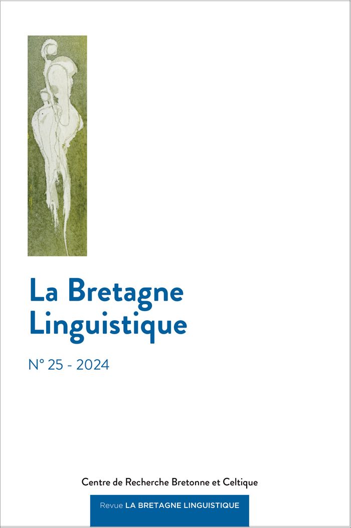 Couverture du livre « LA BRETAGNE LINGUISTIQUE 25 », librairie Les Contes Infusés à Corte
