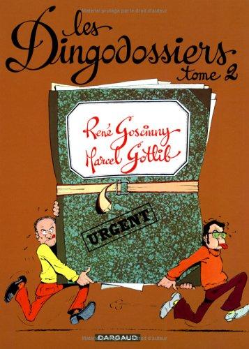 Couverture du livre « Les dingodossiers » de Marcel Gotlib, librairie Les Contes Infusés à Corte