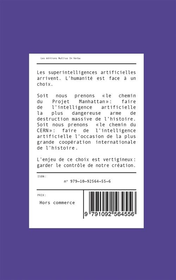 Quatrième de couverture de « Hyperarme : anatomie d'une intranquilité planétaire »