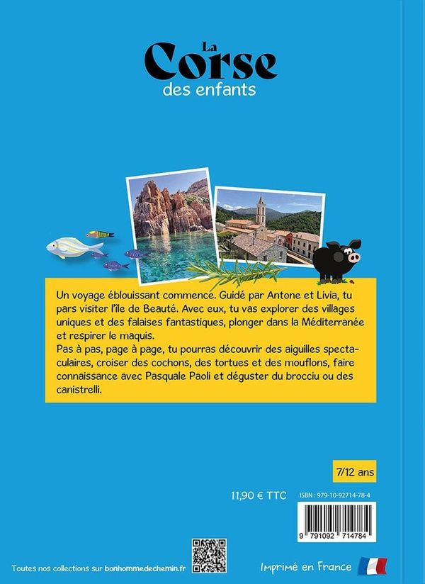 Quatrième de couverture de « LA CORSE DES ENFANTS »