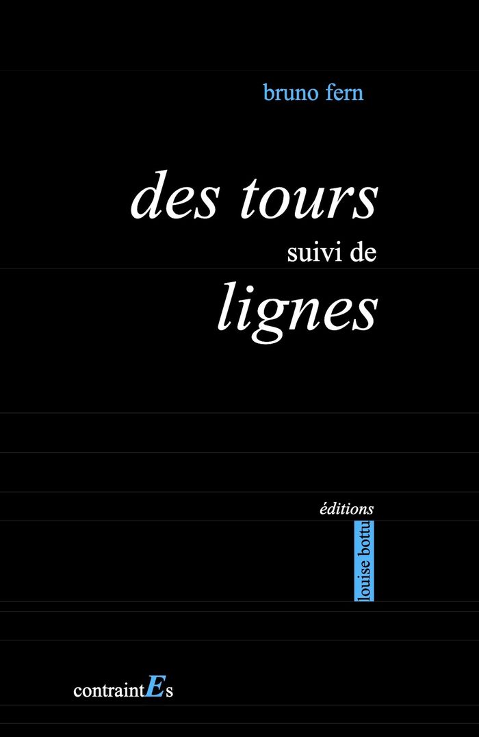 Couverture du livre « Des tours » de Bruno Fern, librairie Les Contes Infusés à Corte