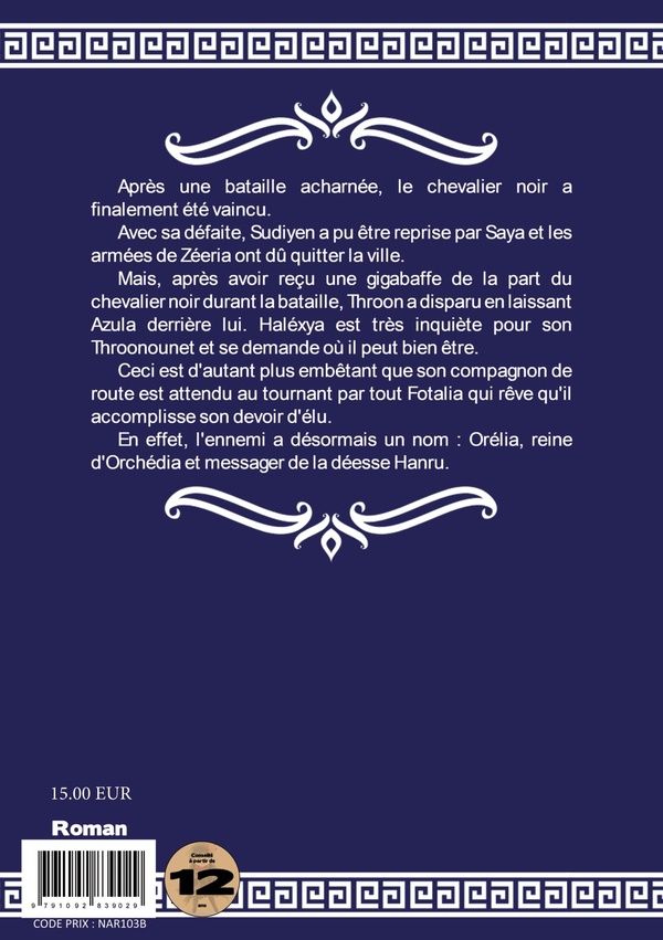 Quatrième de couverture de « Hélyze, l'enfant d'indigo »