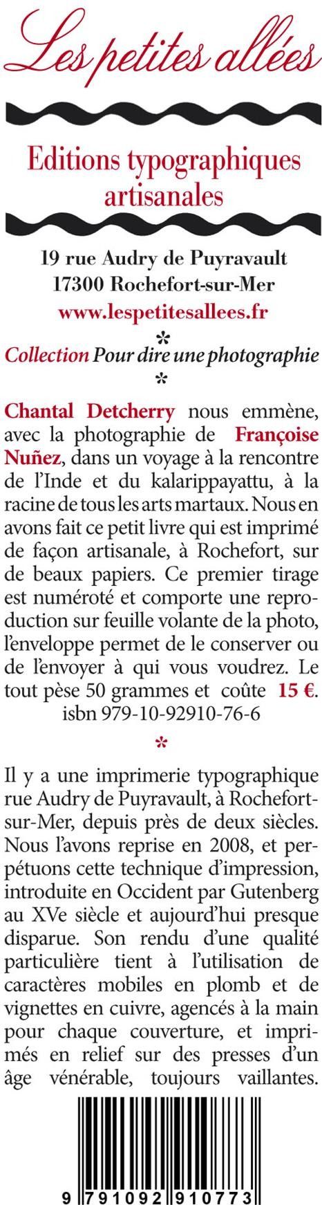 Quatrième de couverture de « MALABAR »