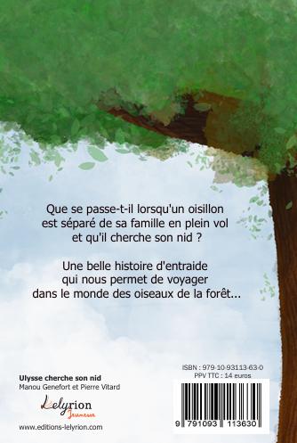 Quatrième de couverture de « Ulysse cherche son nid »