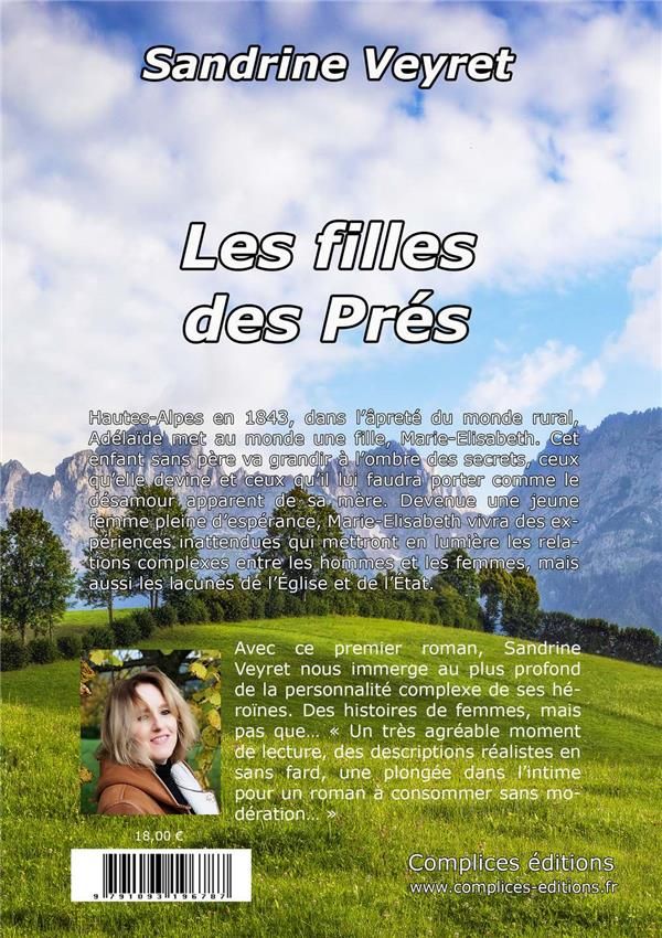 Quatrième de couverture de « LES FILLES DES PRES »