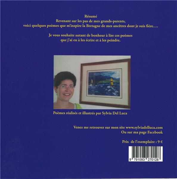 Quatrième de couverture de « RECUEIL DE POEMES OH ! MA BELLE BRETAGNE ! »