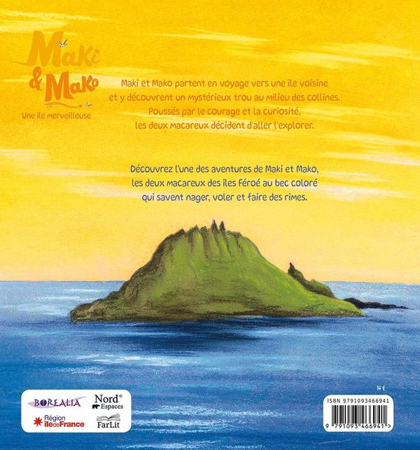 Quatrième de couverture de « Une île merveilleuse »