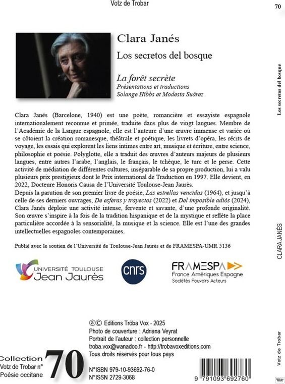 Quatrième de couverture de « Los secretos del bosque : La forêt secrète »