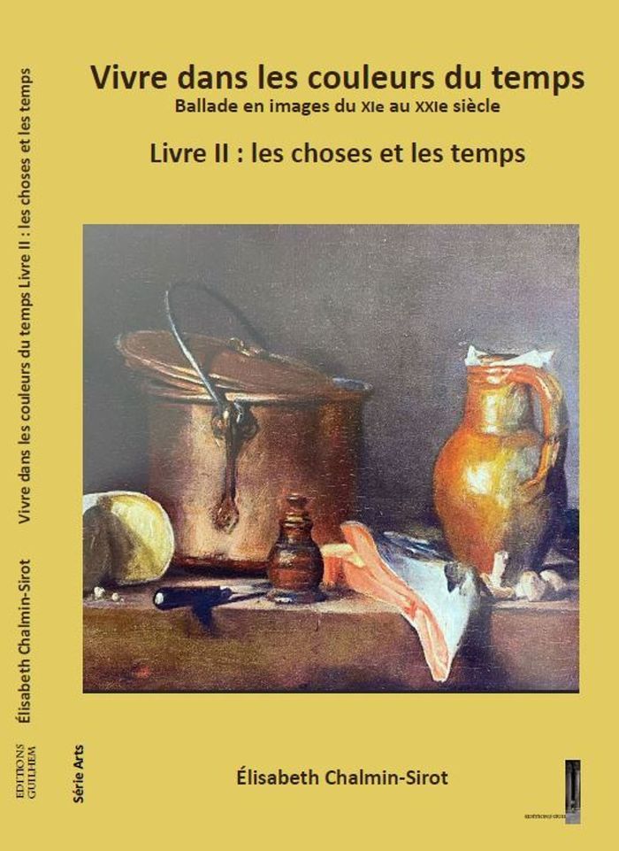 Couverture du livre « Vivre dans les couleurs du temps : ballade en images du XIe au XXIe siècle », librairie Les Contes Infusés à Corte