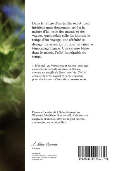 Quatrième de couverture de « Caresse bleue : poèmes »