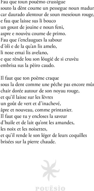 Quatrième de couverture de « Tant que me soubrara - tant qu'il me restera : anthologie »