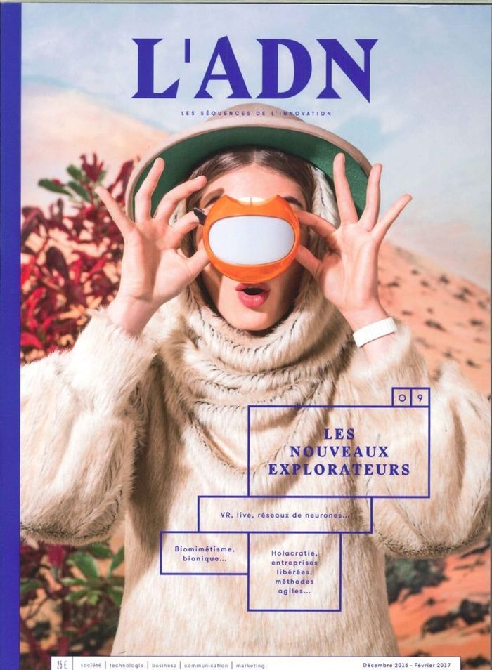Couverture du livre « L'ADN N 9 LES NOUVEAUX EXPLORATEURS DECEMBRE 2016 » de Collectif, librairie Les Contes Infusés à Corte