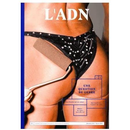 Couverture du livre « L'ADN N 13 SEXE DECEMBRE 2017 » de Collectif, librairie Les Contes Infusés à Corte