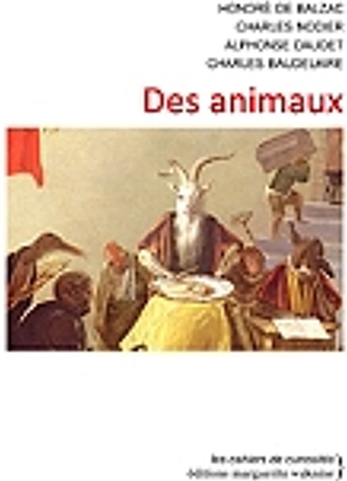 Couverture du livre « Des animaux », librairie Les Contes Infusés à Corte