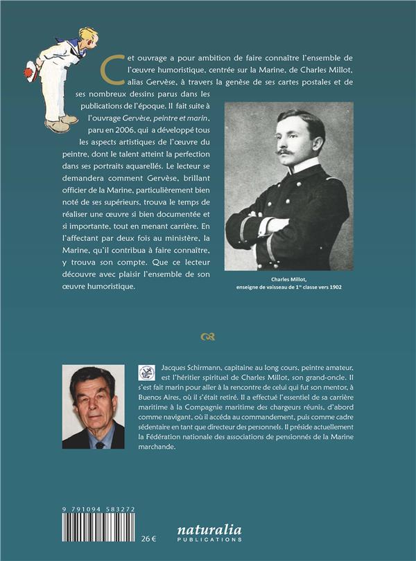 Quatrième de couverture de « GERVESE - UN HUMORISTE DANS LA MARINE »