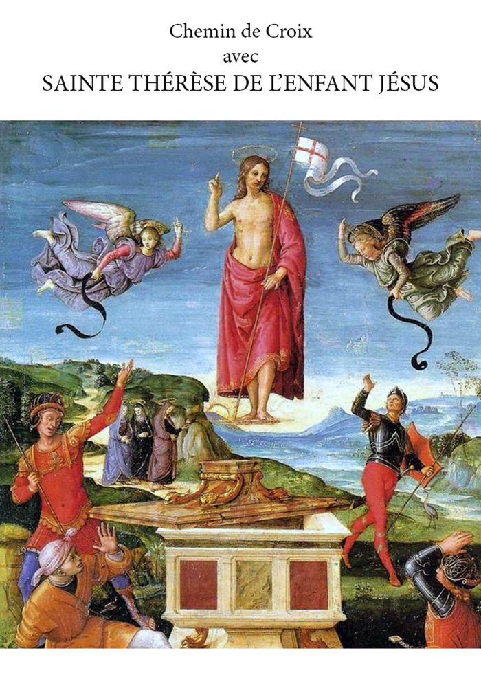 Couverture du livre « CHEMIN DE CROIX AVEC SAINTE THERESE DE L'ENFANT-JESUS » de Martin Therese (de L, librairie Les Contes Infusés à Corte