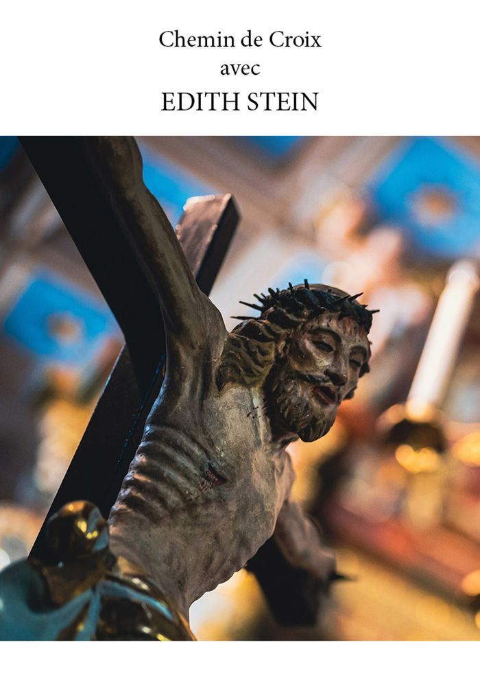 Couverture du livre « CHEMIN DE CROIX AVEC EDITH STEIN », librairie Les Contes Infusés à Corte