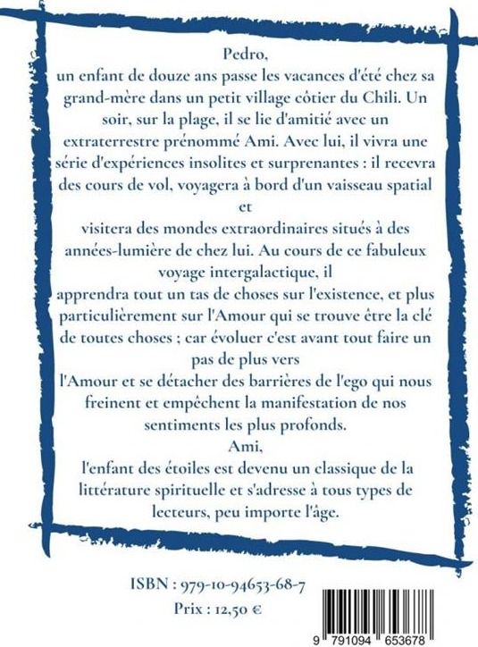 Quatrième de couverture de « AMI, L'ENFANT DES ETOILES - TOME I »