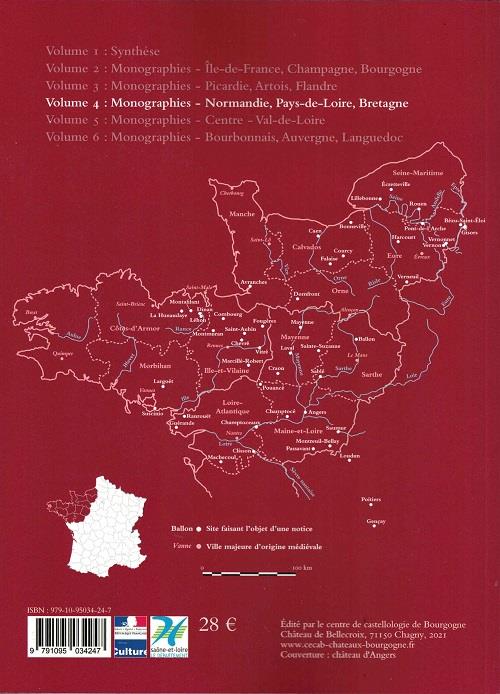 Quatrième de couverture de « L'ARCHITECTURE FORTIFIEE CAPETIENNE AU XIIIE SIECLE VOL4 - NORMANDIE PAYS DE LOIRE BRETAGNE »