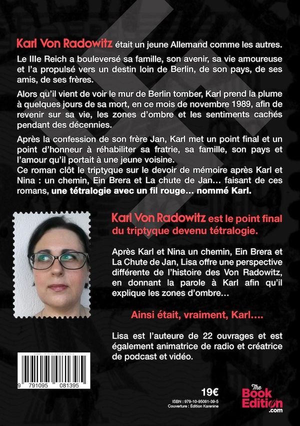 Quatrième de couverture de « Karl Von Radowitz : roman »