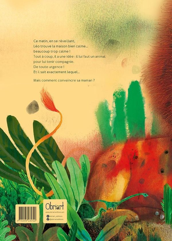 Quatrième de couverture de « Je veux un lion ! »