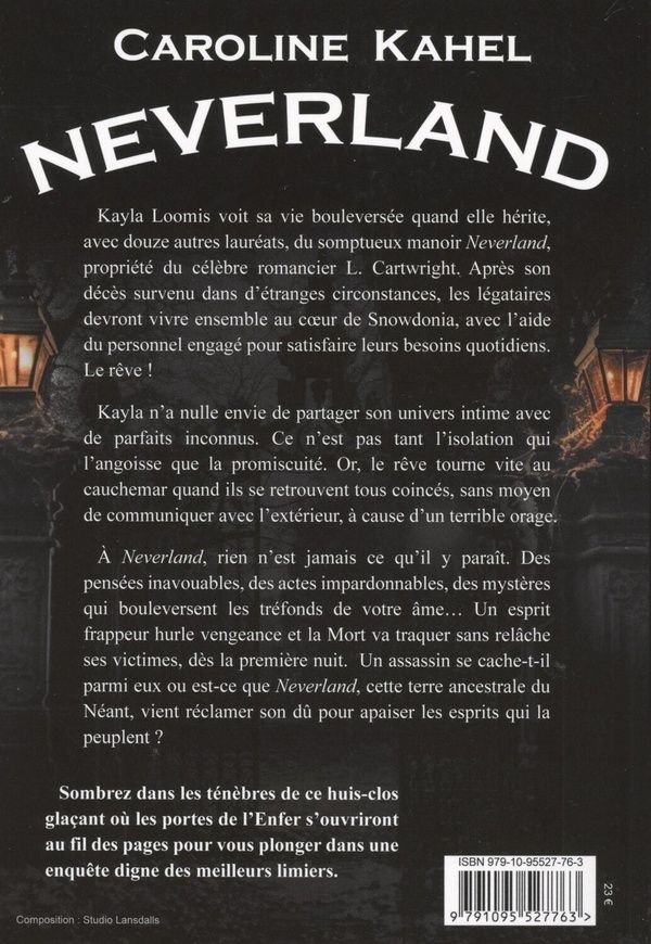 Quatrième de couverture de « Neverland »