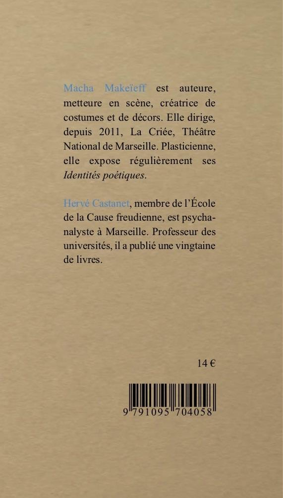 Quatrième de couverture de « LA MAISON HALLUCINEE - UNE MISE EN SCENE DE MACHA MAKEIEFF TRISSOTIN OU LES FEMMES SAVANTES DE MOLIE »