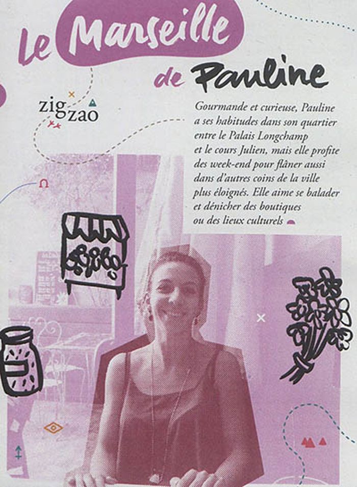 Couverture du livre « LE MARSEILLE DE PAULINE - CARNET D'EXPERIENCES » de Paillet Camille, librairie Les Contes Infusés à Corte