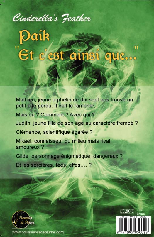 Quatrième de couverture de « PAIK - T01 - PAIK - ET C'EST AINSI QUE... »