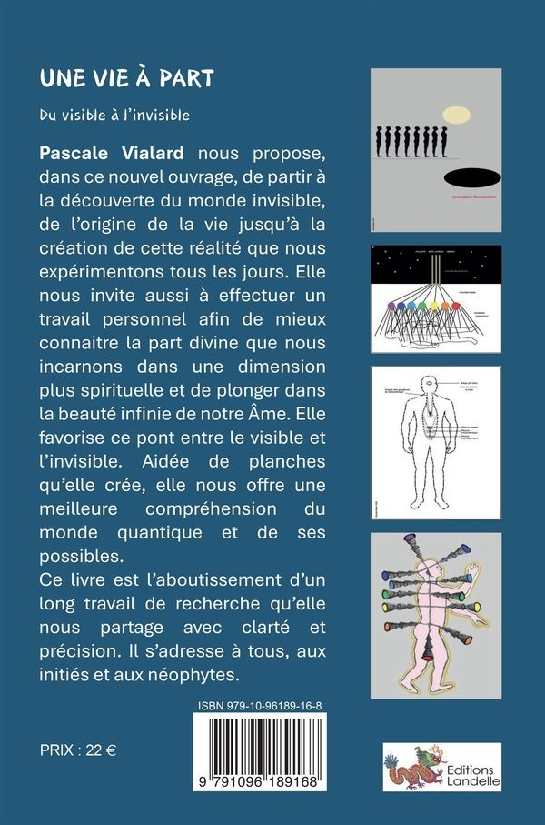 Quatrième de couverture de « UNE VIE A PART - DU VISIBLE A L'INVISIBLE »