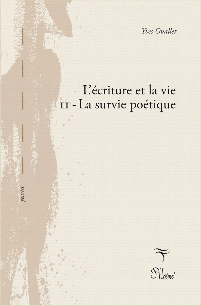 Couverture du livre « La survie poétique », librairie Les Contes Infusés à Corte