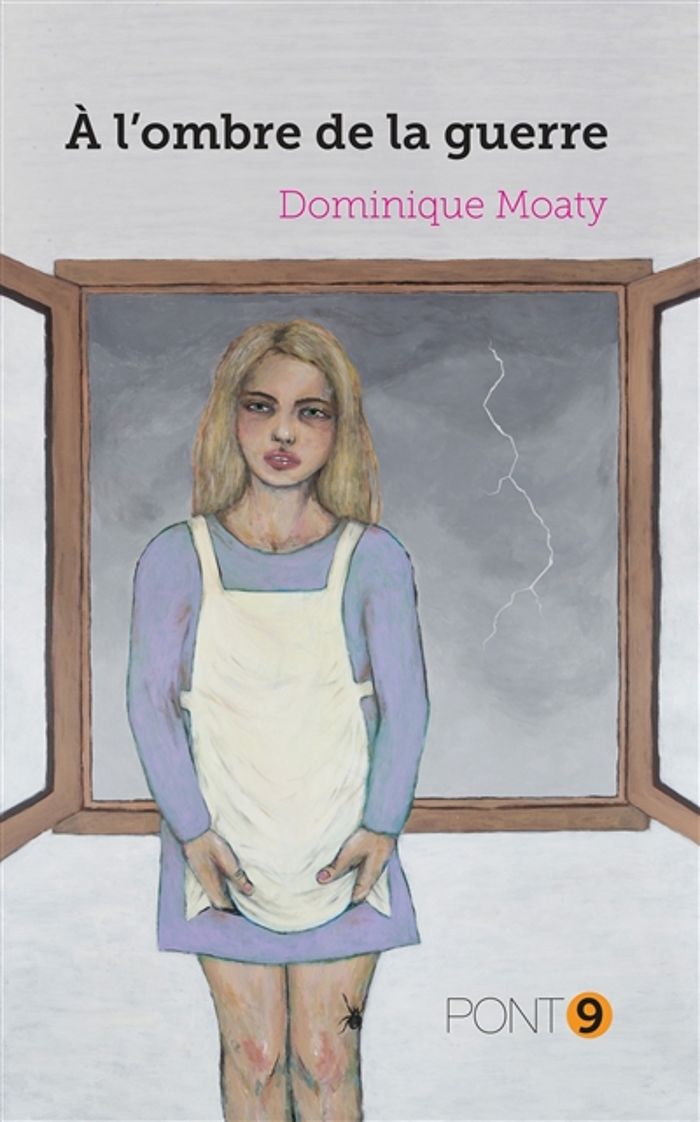 Couverture du livre « A L'OMBRE DE LA GUERRE » de Dominique Moaty, librairie Les Contes Infusés à Corte