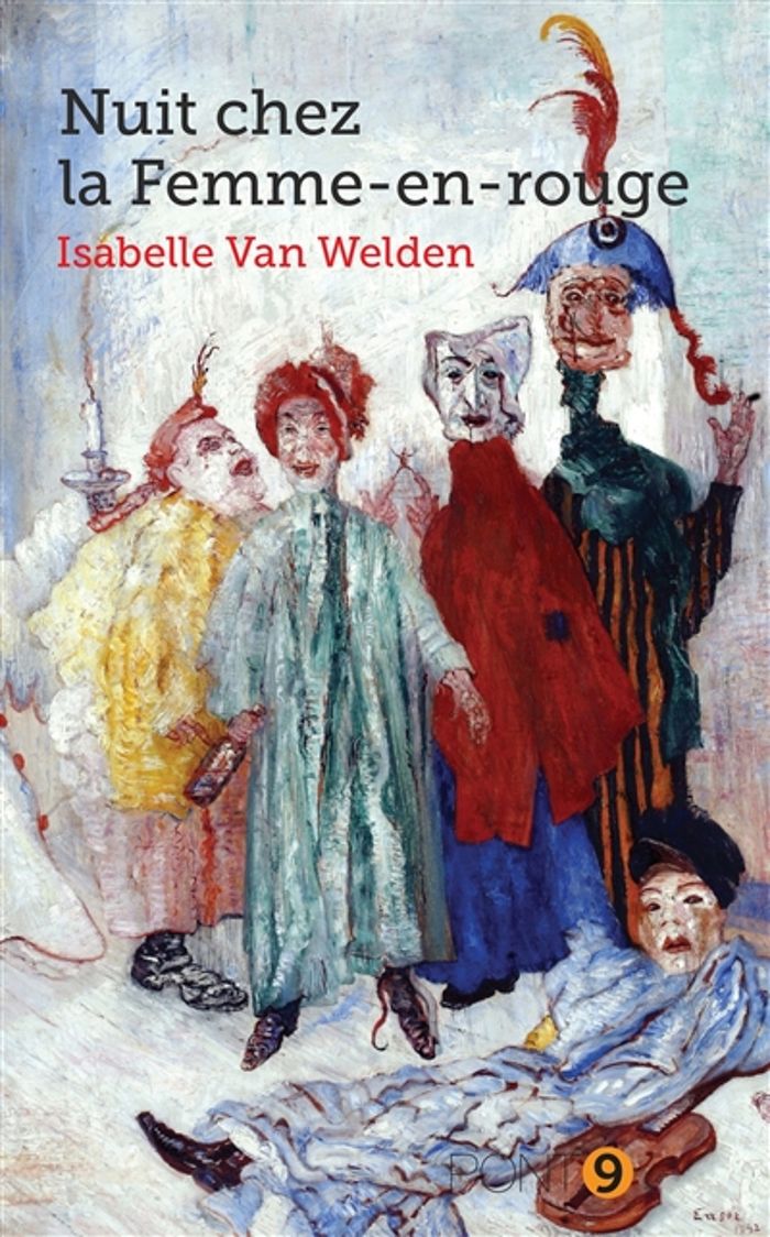 Couverture du livre « NUIT CHEZ LA FEMME-EN-ROUGE » de Van Welden Isabelle, librairie Les Contes Infusés à Corte